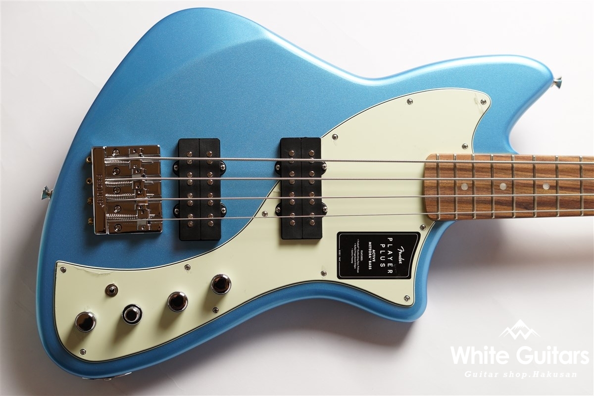 Fender PLAYER PLUS ACTIVE METEORA BASS - Opal Spark | White