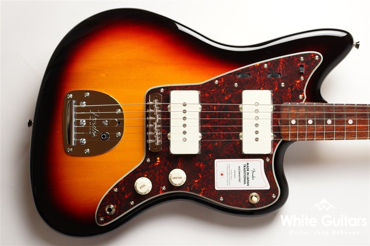 Fender Made in Japan Traditional 60s Jazzmaster - 3-Color Sunburst | White  Guitars Online Store