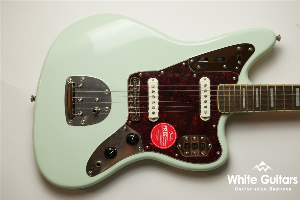 Squier by Fender Classic Vibe '70s Jaguar - Surf Green | White 