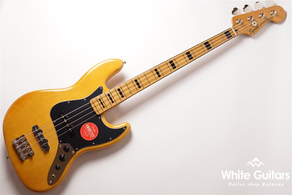 Squier by Fender Classic Vibe '70s Jazz Bass - Natural | White ...