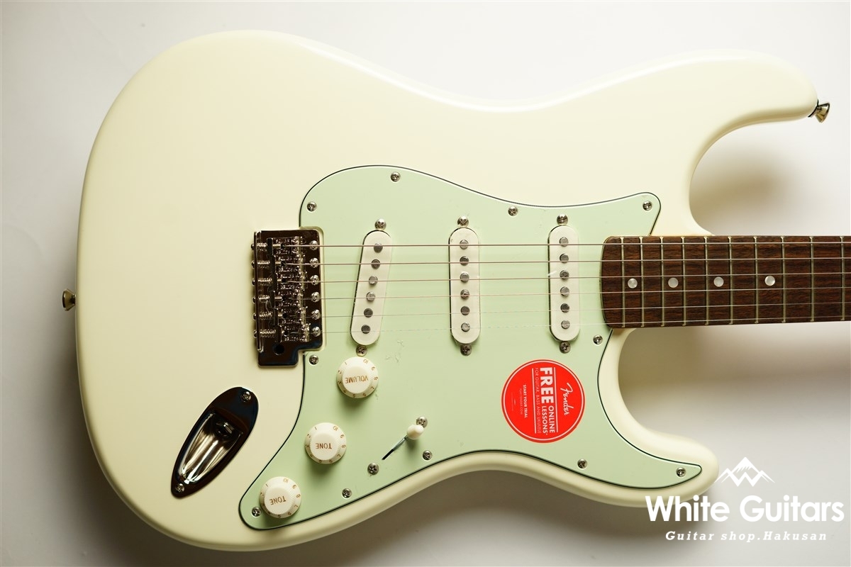 【7266】 Squier by Fender Stratocaster 黄緑rizgt楽器