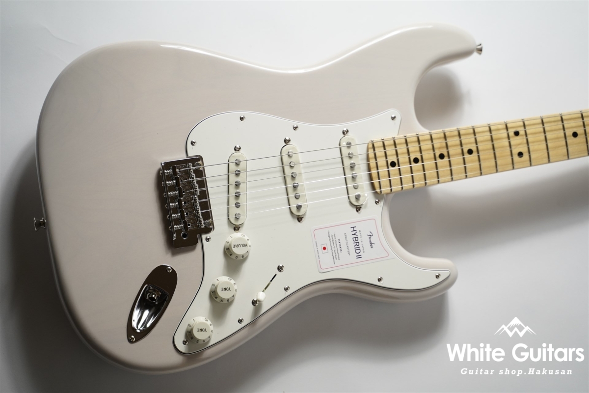 Guitars　Fender　Japan　Blonde　Made　US　White　in　II　Hybrid　Stratocaster　Online　Store