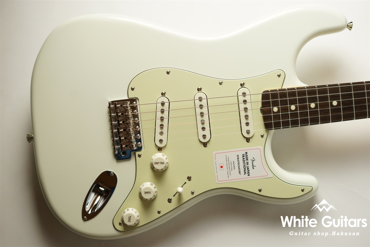 Fender Made in Japan Traditional 60s Stratocaster - Olympic White ...