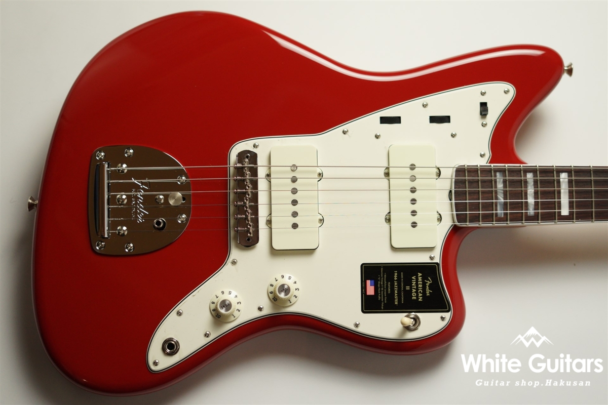 Fender AMERICAN VINTAGE II 1966 JAZZMASTER - Dakota Red | White 
