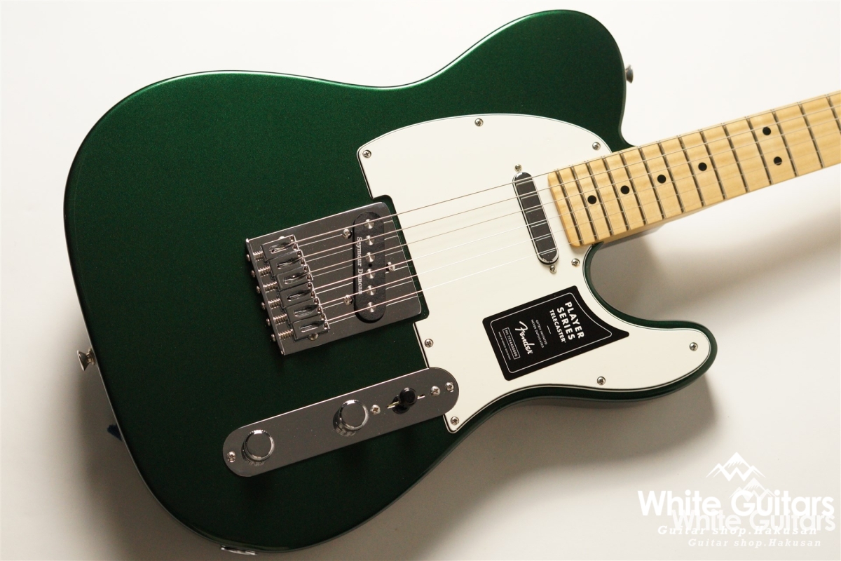 Fender Limited Player Telecaster - British Racing Green | White ...