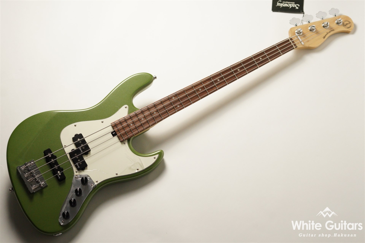 Sadowsky ME 21 HP4 MR - Solid Sage Green High Polish | White
