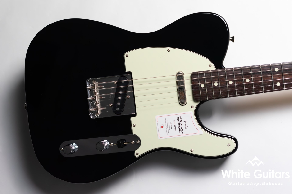 Fender 2023 COLLECTION MADE IN JAPAN TRADITIONAL 60S TELECASTER - BLACK |  White Guitars Online Store