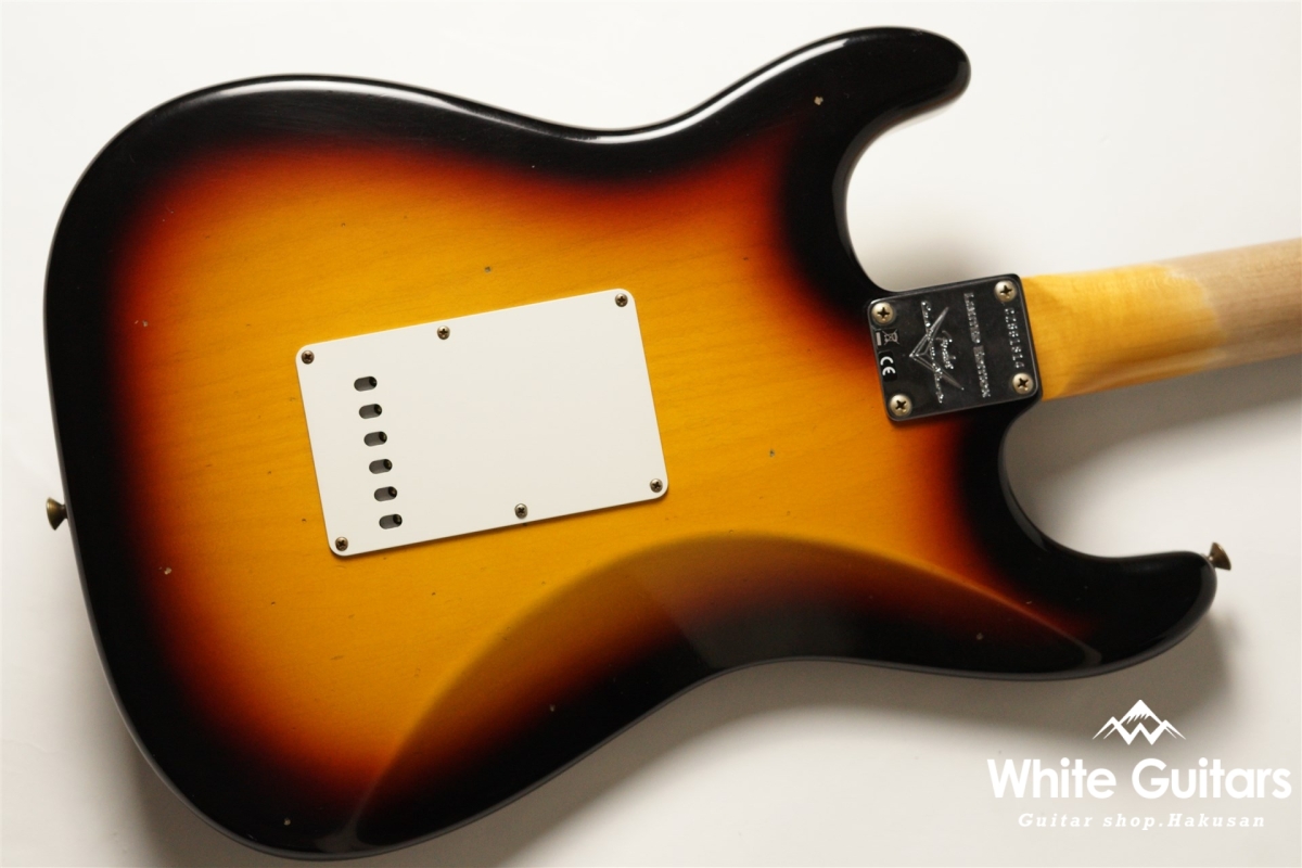 Fender Custom Shop LIMITED EDITION '62/'63 STRATOCASTER JOURNEYMAN RELIC -  Faded Aged 3-Color Sunburst | White Guitars Online Store