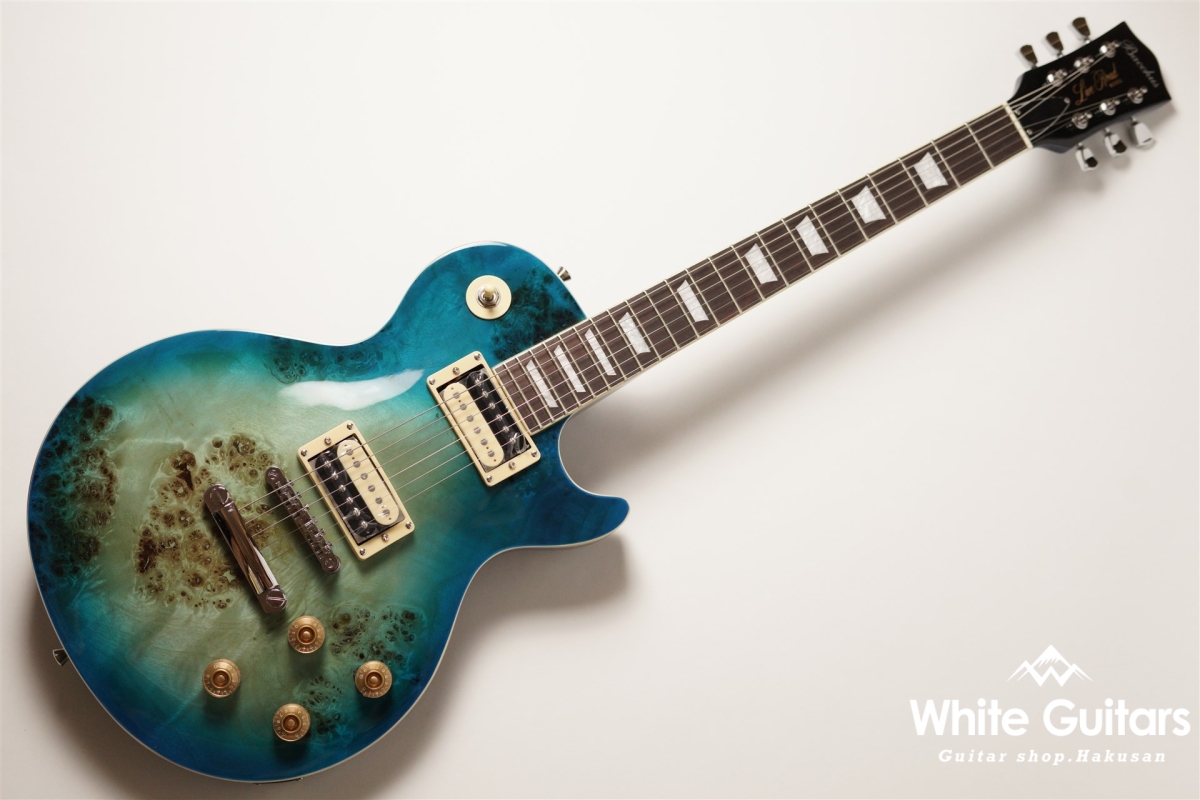 【極美品】Bacchus BLP-BP/R レスポール バーズアイ ケース付き BLP-BP/R BL-B (Bacchus)