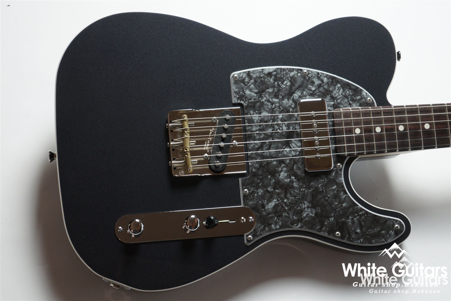 Psychederhythm Standard-T - Chrome Gray Metallic | White Guitars