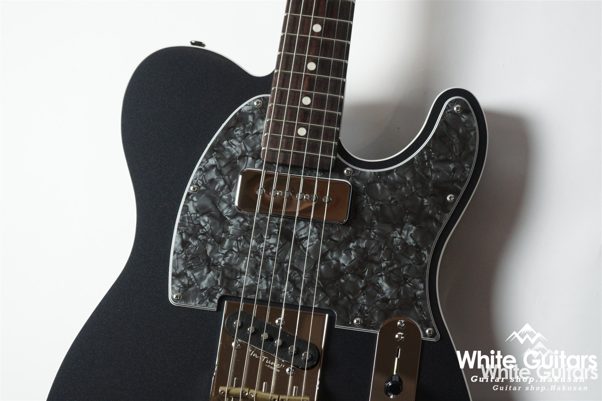 Psychederhythm Standard-T - Chrome Gray Metallic | White Guitars