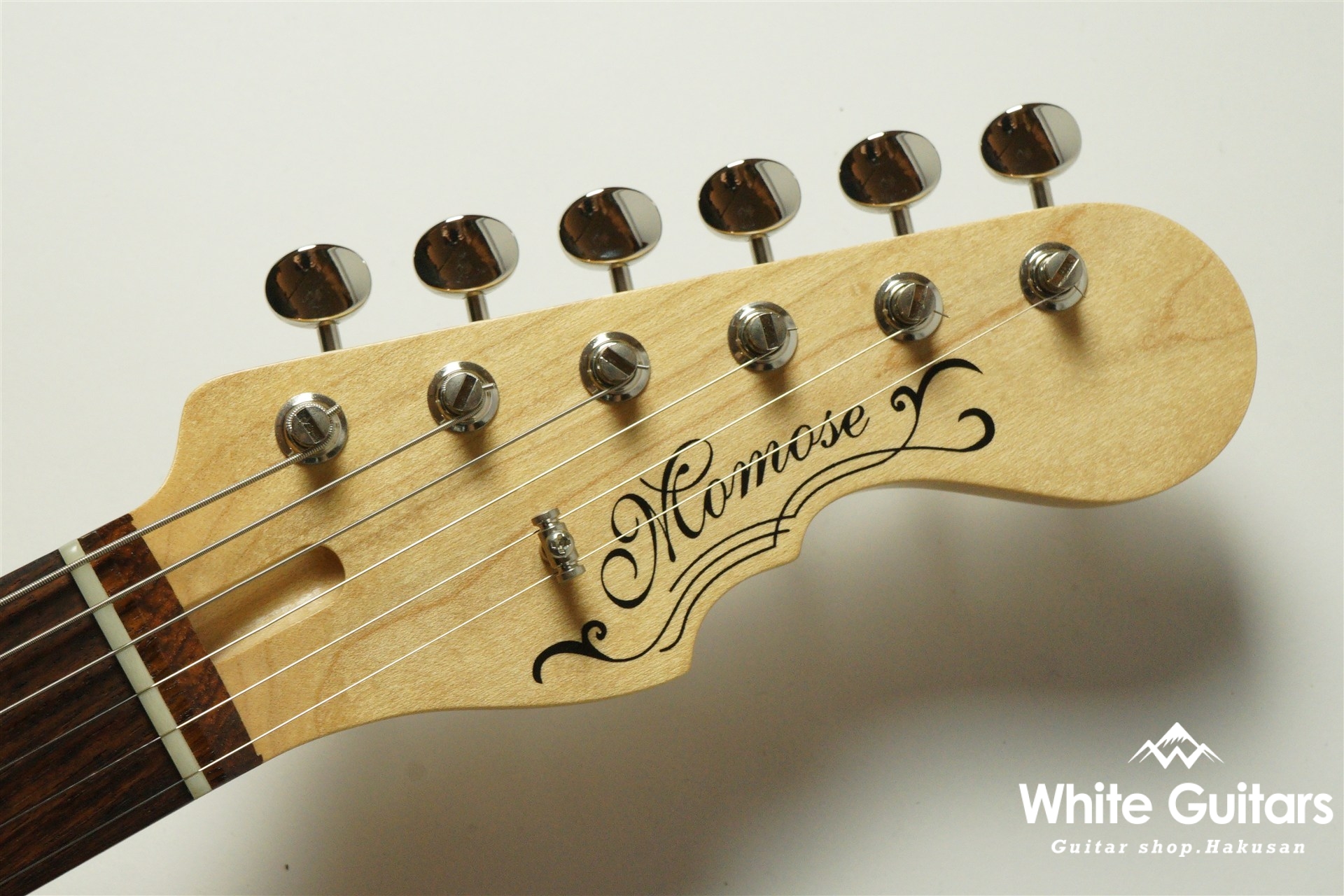 MOMOSE MC1-STD/R - Dark Lake Placid Blue / Gold Acryl Pick Guard