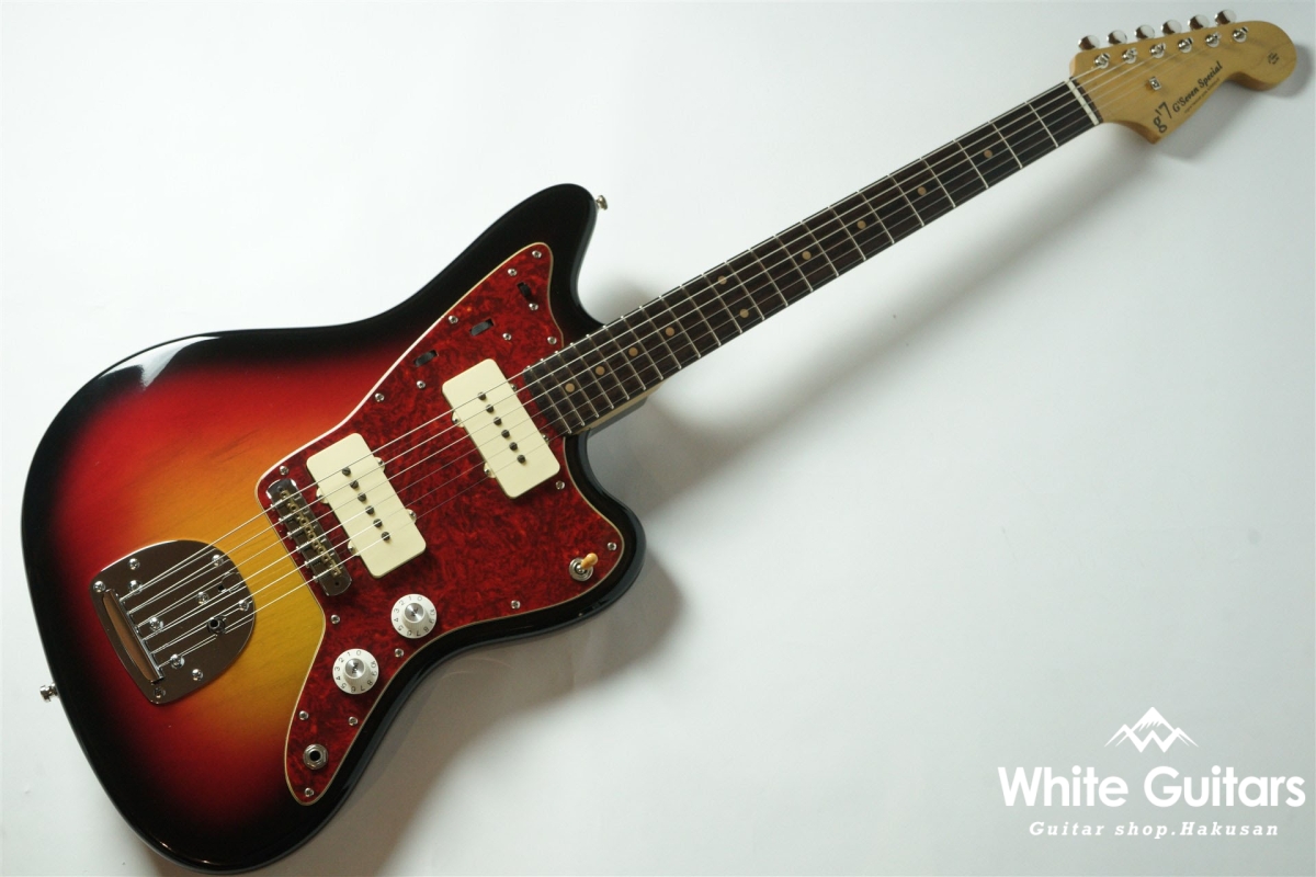 g7 Special g7-JM/R premium series 2022 - 3 Tone Sunburst | White
