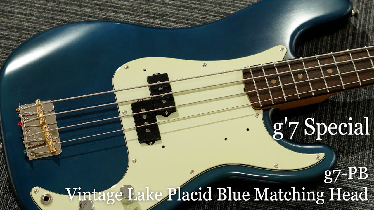 g7-PB - Vintage Lake Placid Blue Matching Head