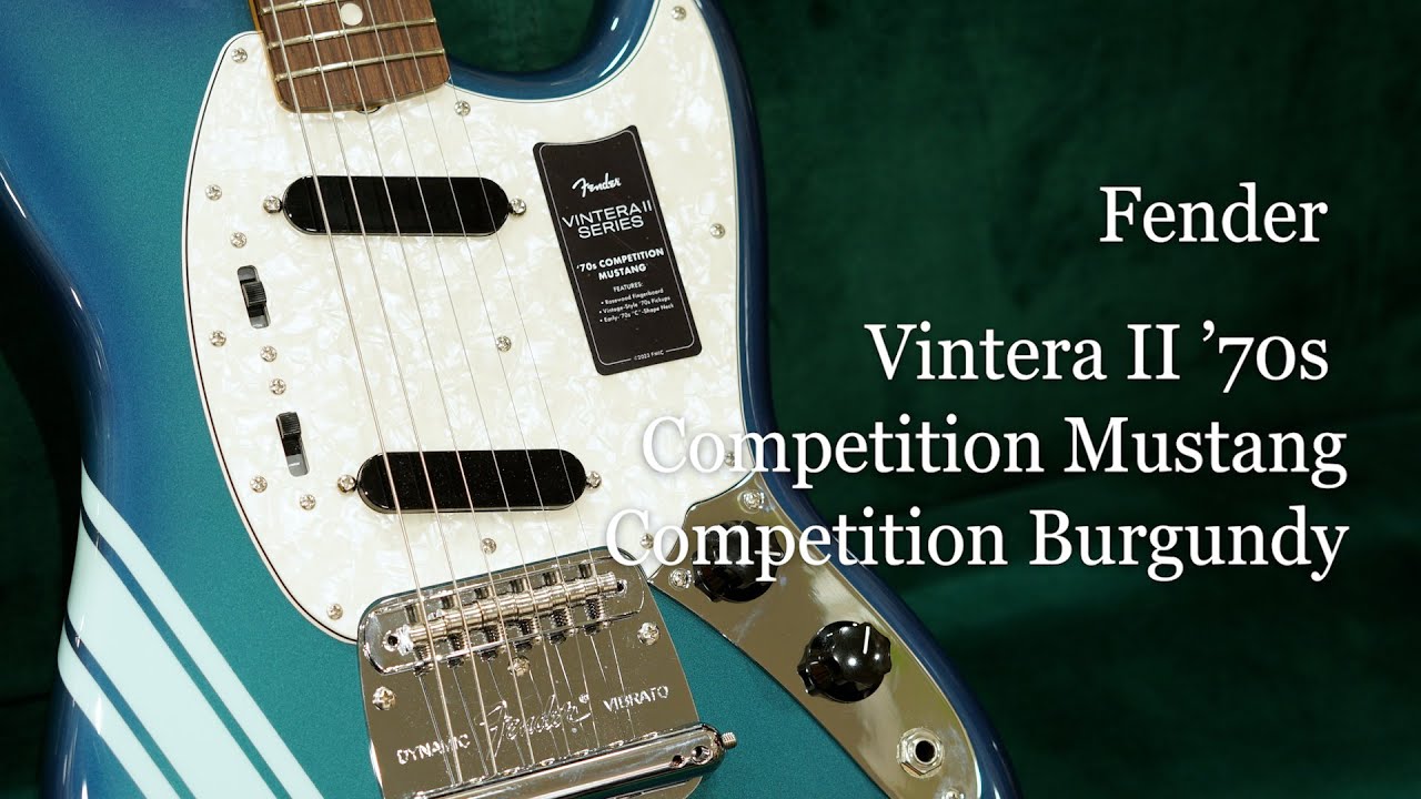 Fender Vintera II '70s Competition Mustang - Competition
