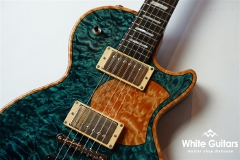 Grain - Quilted Maple 1P TOP / Aqua Blue