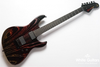 JA-STER Custom - Metallic Red to Yellow on Black Background