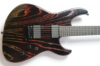 JA-STER Custom - Metallic Red to Yellow on Black Background