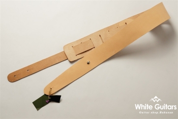 Plain Leather - Natural & Oval Studs