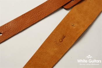 Plain Leather - Camel & Round Studs