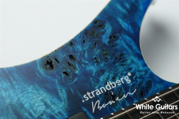 Boden J7 Tremolo Custom Poplar Burl/Swamp Ash – Blue Fade