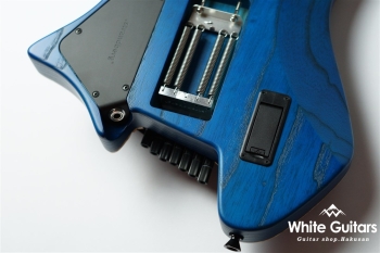 Boden J7 Tremolo Custom Poplar Burl/Swamp Ash – Blue Fade