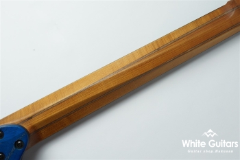 Boden J7 Tremolo Custom Poplar Burl/Swamp Ash – Blue Fade