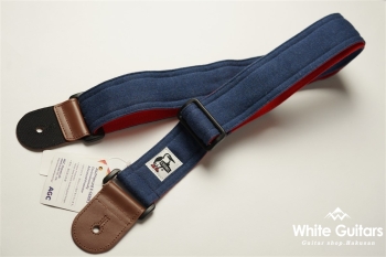 Guitar Strap Sweat Nylon - H-Navy / Tomato