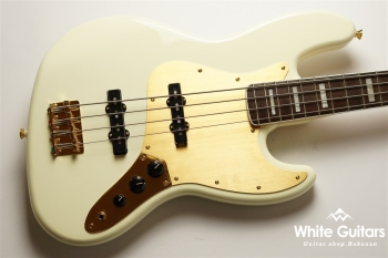 40th Anniversary Jazz Bass Gold Edition - Olympic White