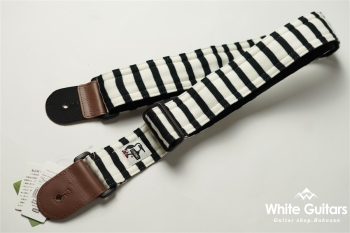 Guitar Strap Sweat Nylon - Black Border/BK
