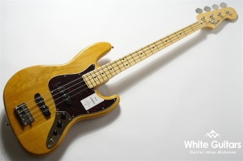 Made in Japan Hybrid II Jazz Bass - Vintage Natural