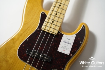 Made in Japan Hybrid II Jazz Bass - Vintage Natural