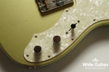 DELTA-C TRAD MASTER - Teal Green Metallic - Medium Aged w/ binding neck matching head