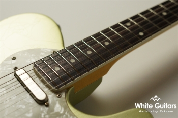 DELTA-C TRAD MASTER - Teal Green Metallic - Medium Aged w/ binding neck matching head