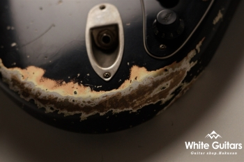 XSC-4 Black over Shoreline Gold - Heavy Aged / 5A Grade Flame Maple Neck