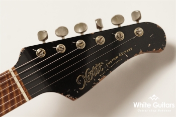 XSC-4 Black over Shoreline Gold - Heavy Aged / 5A Grade Flame Maple Neck