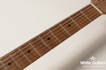 XSC-2 - Sherwood Green over 3 Tone Burst Heavy Aged / Ash / Roasted Flame Maple Master Grade