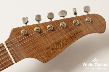 XSC-2 - Sherwood Green over 3 Tone Burst Heavy Aged / Ash / Roasted Flame Maple Master Grade