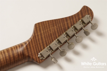 XSC-2 - Sherwood Green over 3 Tone Burst Heavy Aged / Ash / Roasted Flame Maple Master Grade