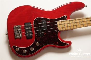 American Deluxe Precision Bass - Crimson Red Transparent