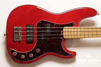 American Deluxe Precision Bass - Crimson Red Transparent