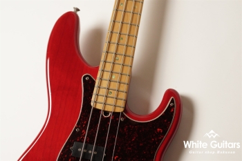 American Deluxe Precision Bass - Crimson Red Transparent