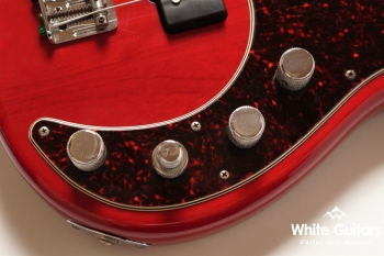 American Deluxe Precision Bass - Crimson Red Transparent