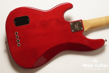 American Deluxe Precision Bass - Crimson Red Transparent