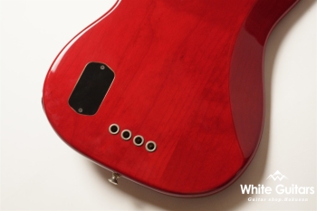 American Deluxe Precision Bass - Crimson Red Transparent