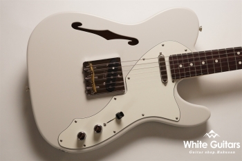 Made in Japan Limited Kusumi Color Telecaster Thinline - Kusumi White