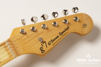 g7-ST/M - Sonic Blue / White Binding & Block Inlays