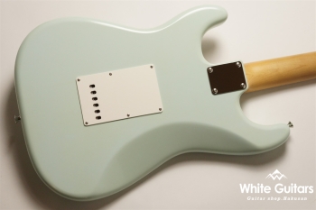 g7-ST/M - Sonic Blue / White Binding & Block Inlays