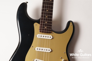 g7-ST/R-R.Rarge - Vintage Charcoal Frost Metallic / Lightly Aged / Anodized Pickguard