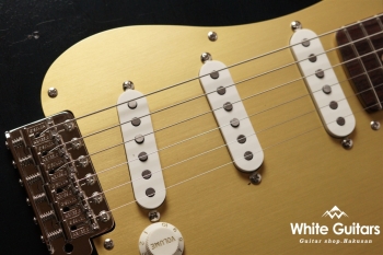 g7-ST/R-R.Rarge - Vintage Charcoal Frost Metallic / Lightly Aged / Anodized Pickguard